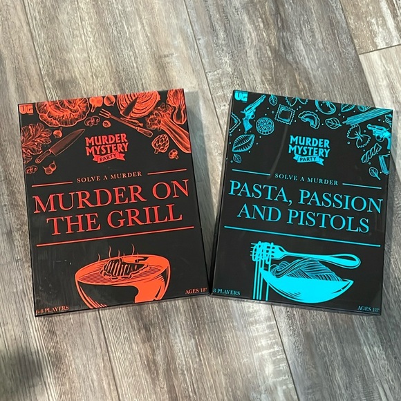 Murder Mystery- Party Box Kit Set of Two - Picture 1 of 3